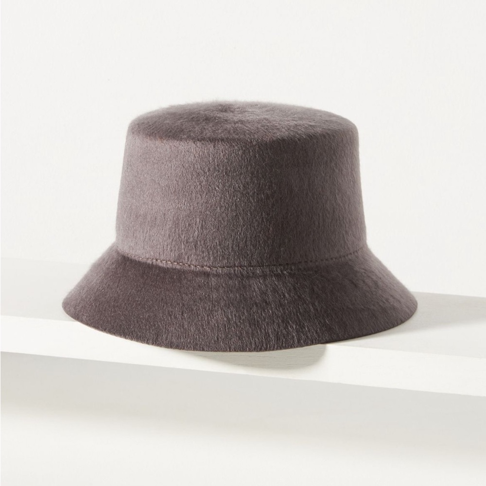 NWT Wyeth Felt Bucket Hat by Anthropologie in Gray